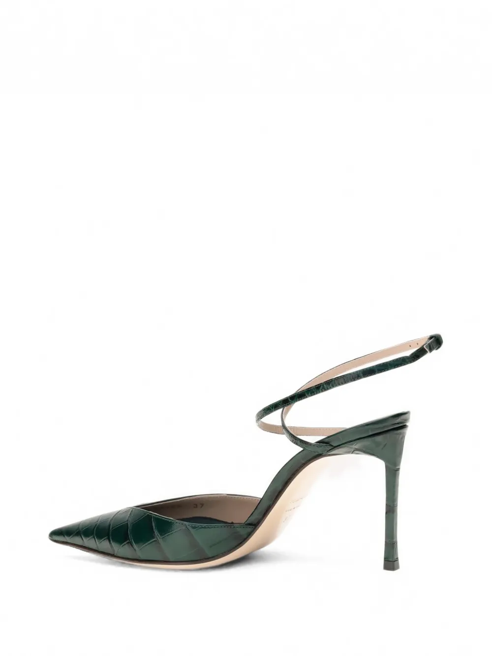 TOM FORD croc-effect leather pumps Groen