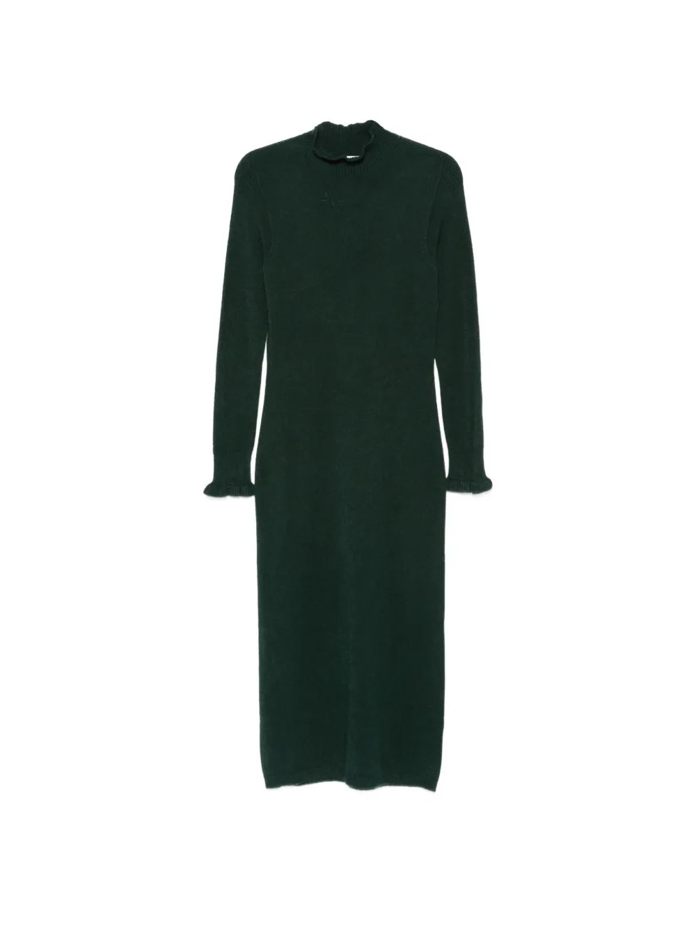 AROVESCIO high-neck long-sleeve dress