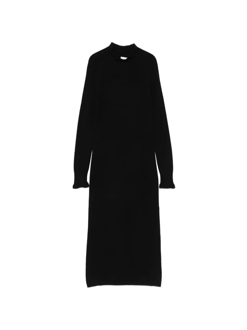 AROVESCIO high-neck ribbed-knit dress