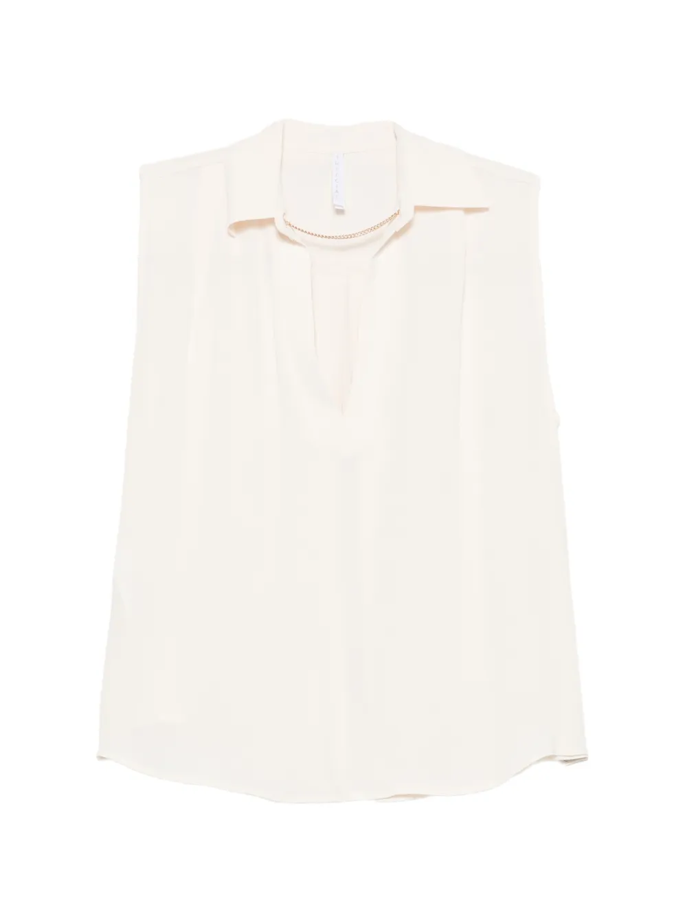 IMPERIAL sleeveless V-neck top