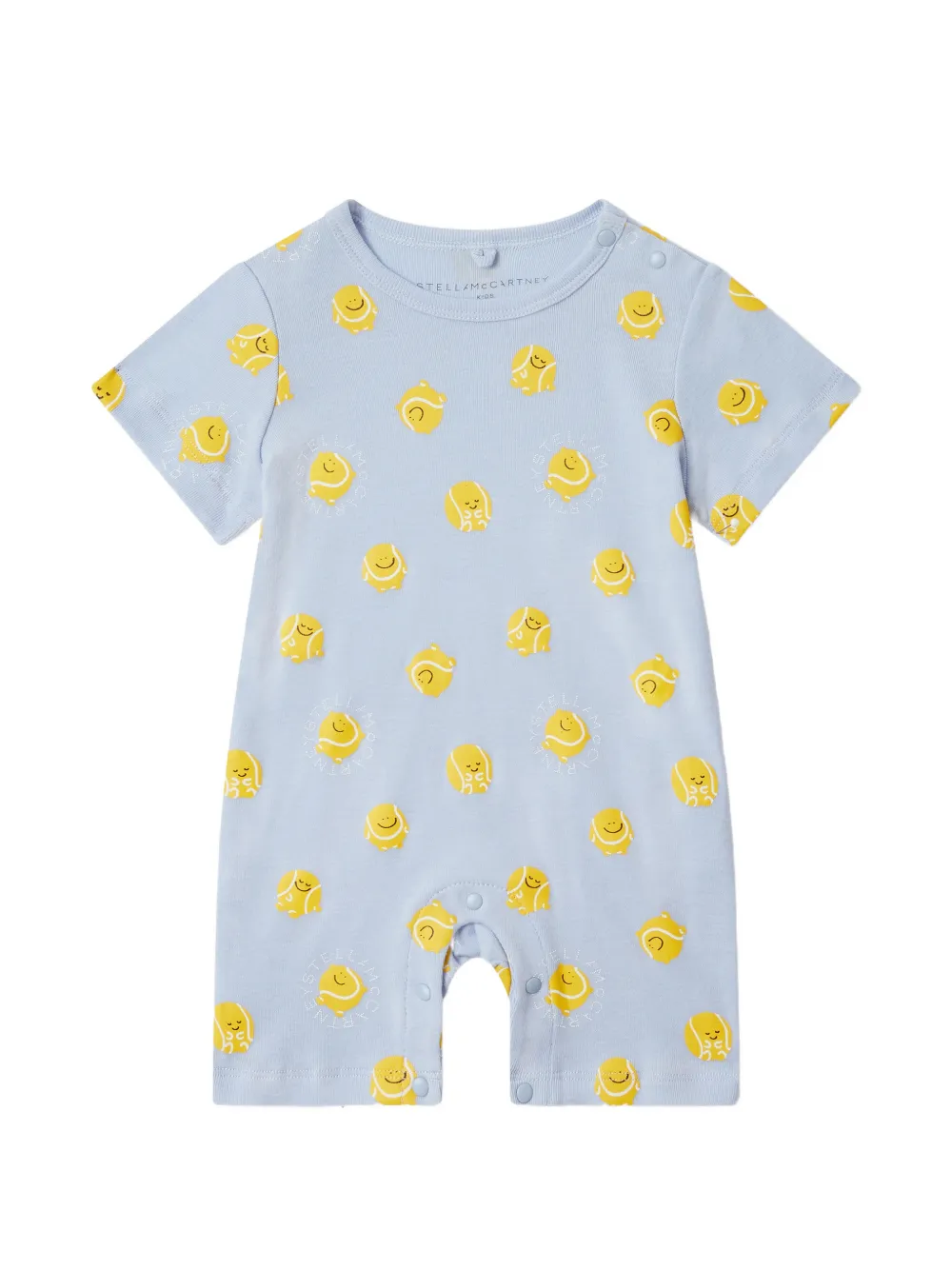 Stella McCartney Kids Romperset met grafische print Blauw