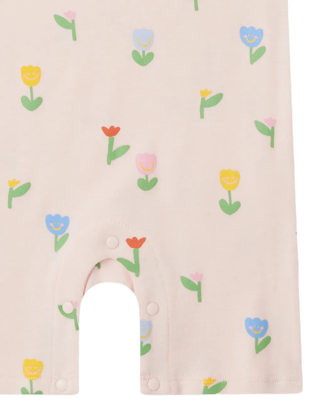 Stella McCartney Kids Romper met bloemenprint Roze