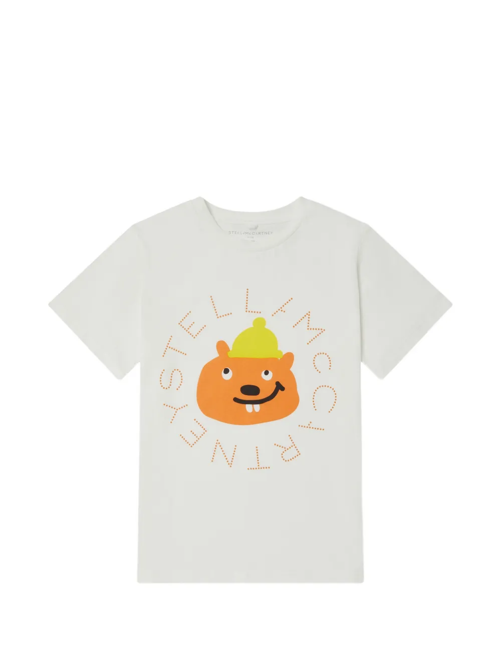 Stella McCartney Kids graphic-print T-shirt - Toni neutri