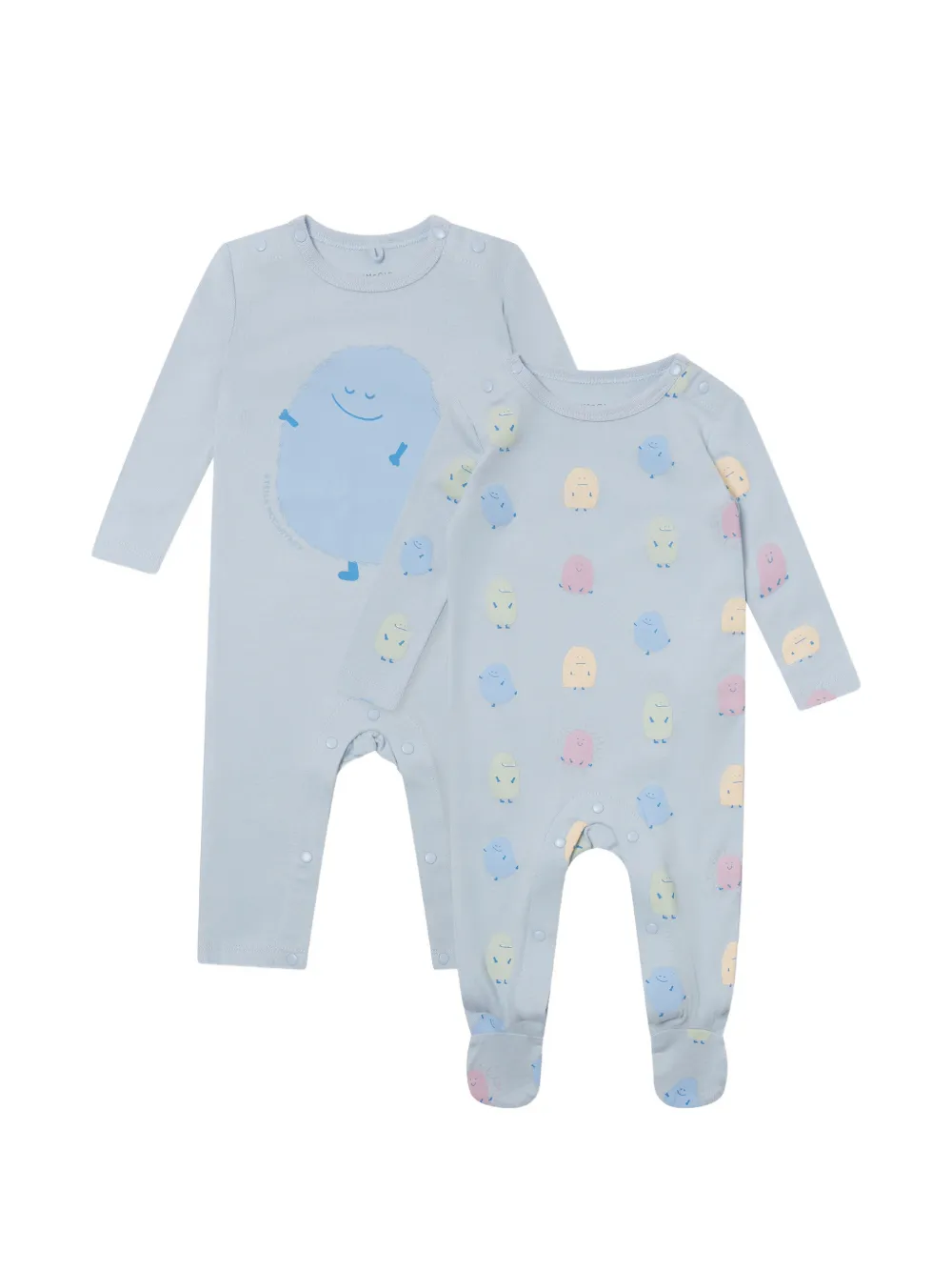Stella McCartney Kids monster-print pajamas set (set of two) - Blu