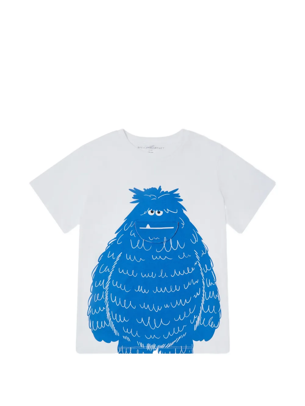 Stella McCartney Kids monster-print T-shirt - Bianco