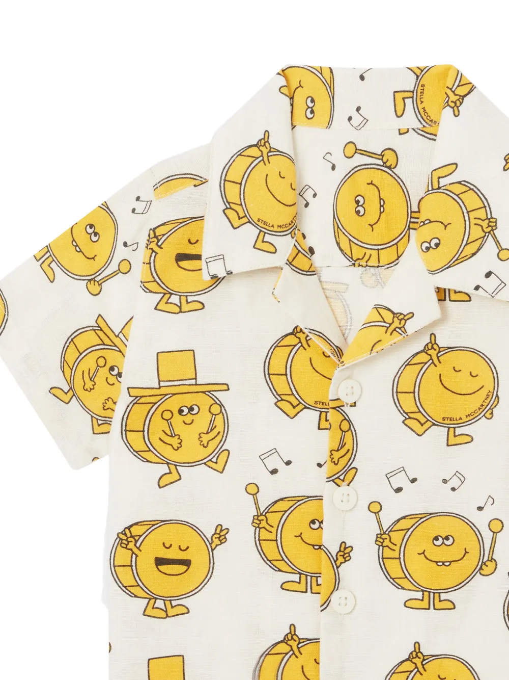 Stella McCartney Kids Shirt met print Beige
