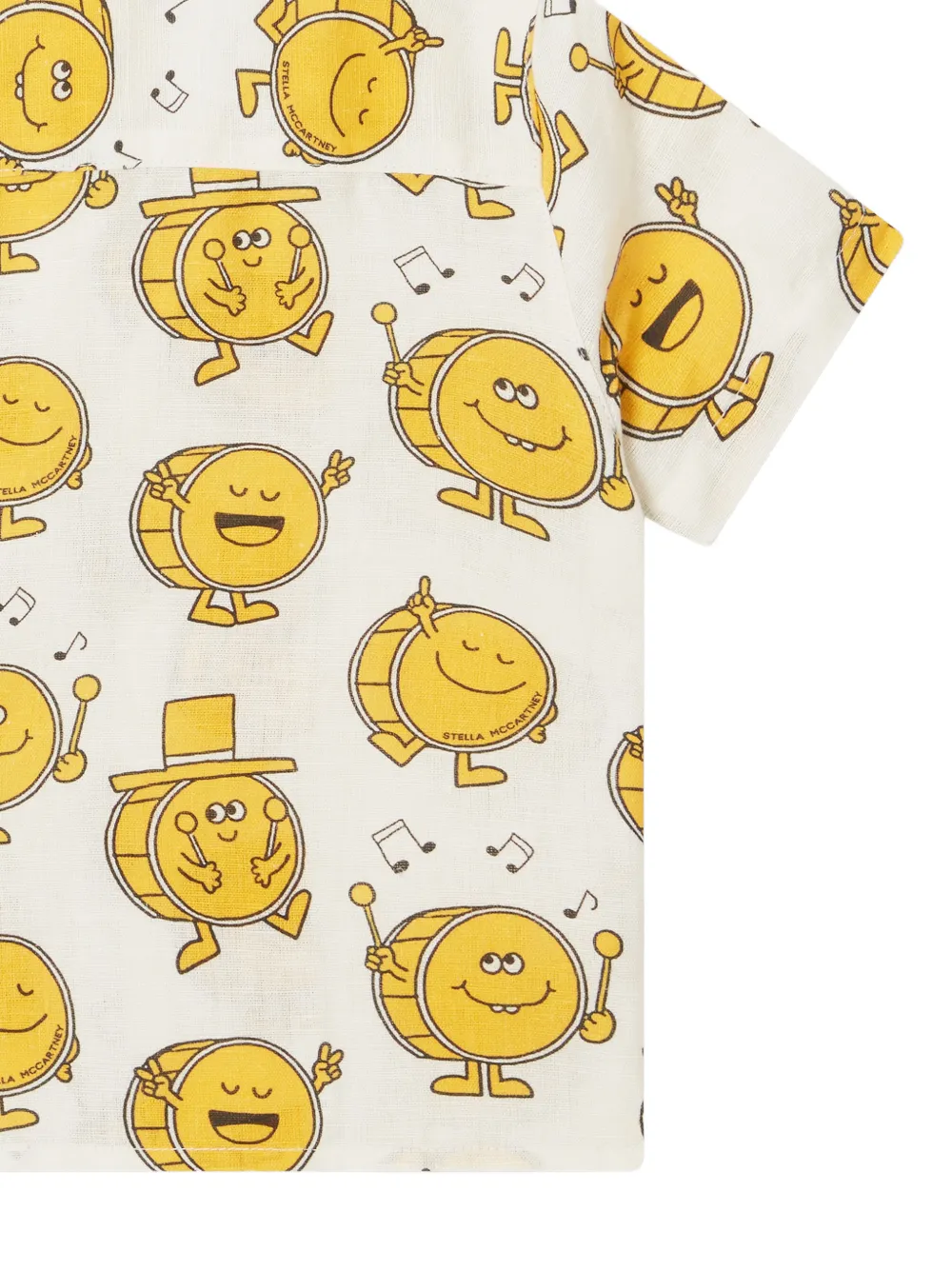 Stella McCartney Kids Shirt met print Beige