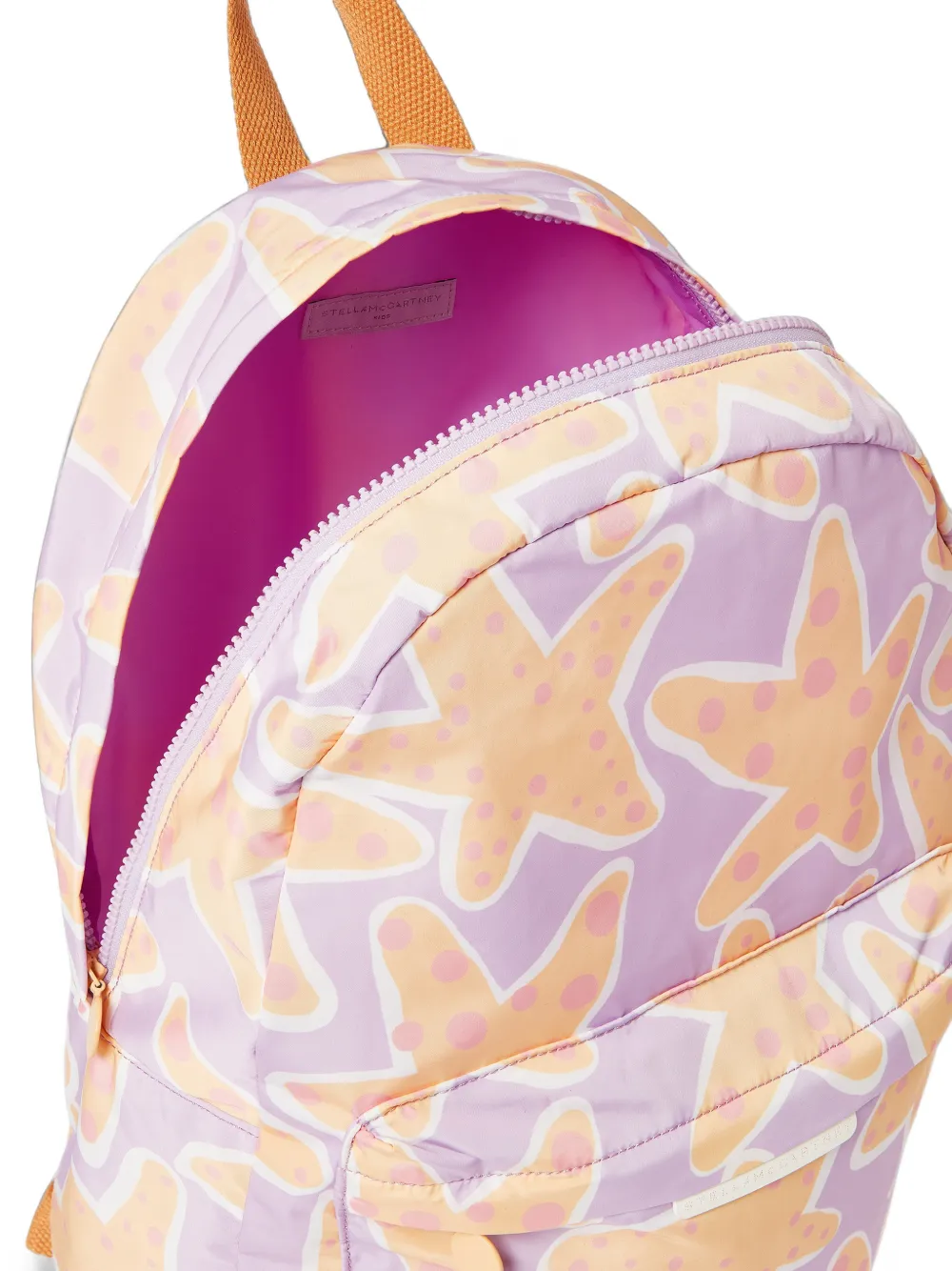 Stella McCartney Kids Rugzak met zeester-print Paars