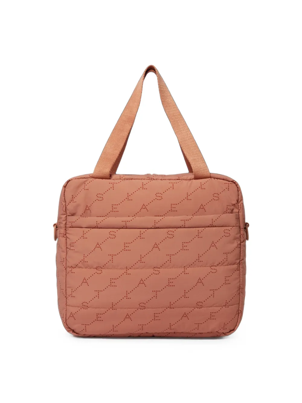 Stella McCartney Kids Luiertas met geperforeerde details en logo-print Roze