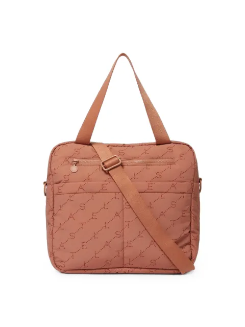 Stella McCartney Kids Wickeltasche mit perforiertem Logo-Print