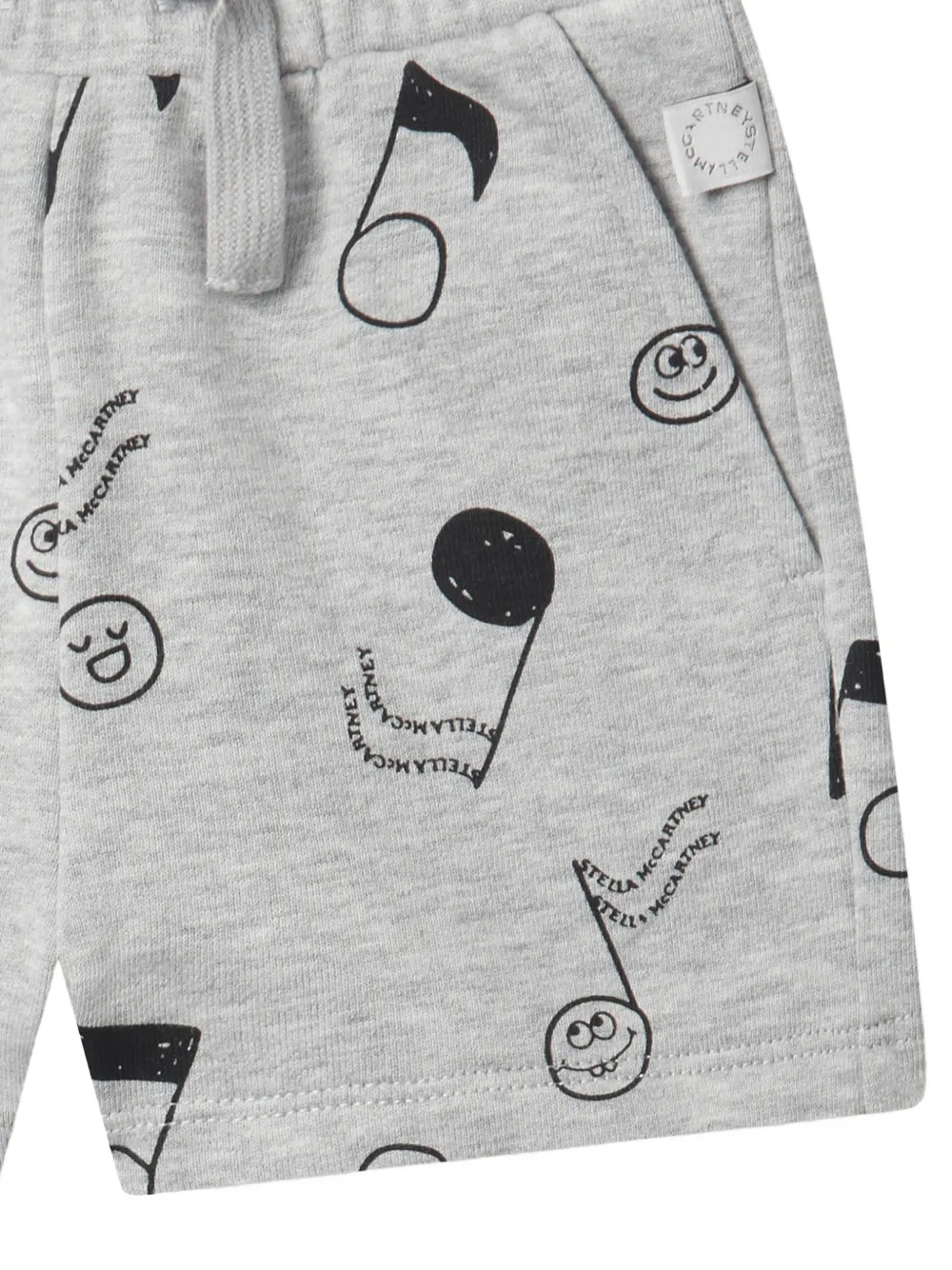 Stella McCartney Kids Trainingspak met muzieknoot-print Grijs