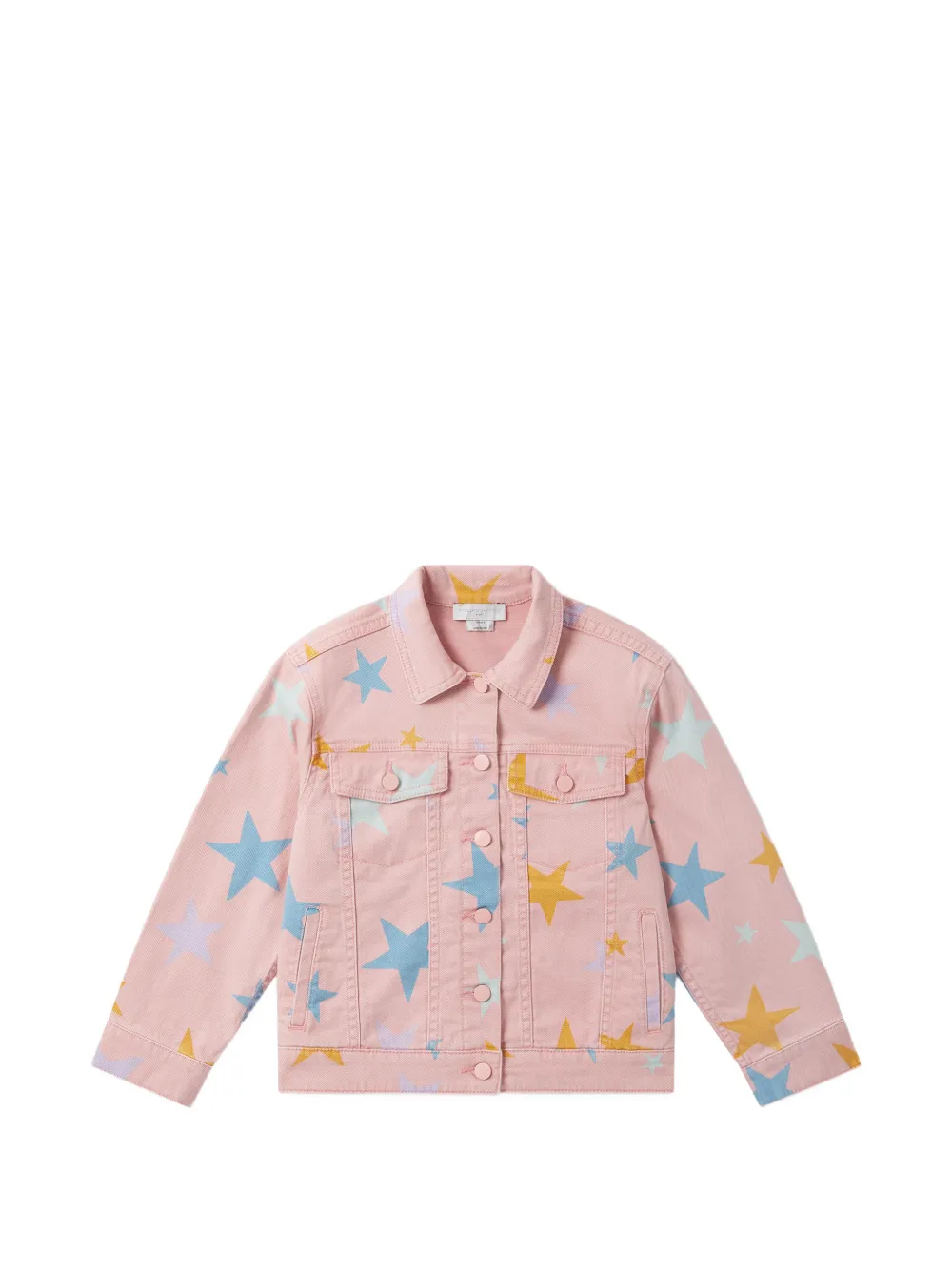 Stella McCartney Kids star-print denim jacket - Rosa
