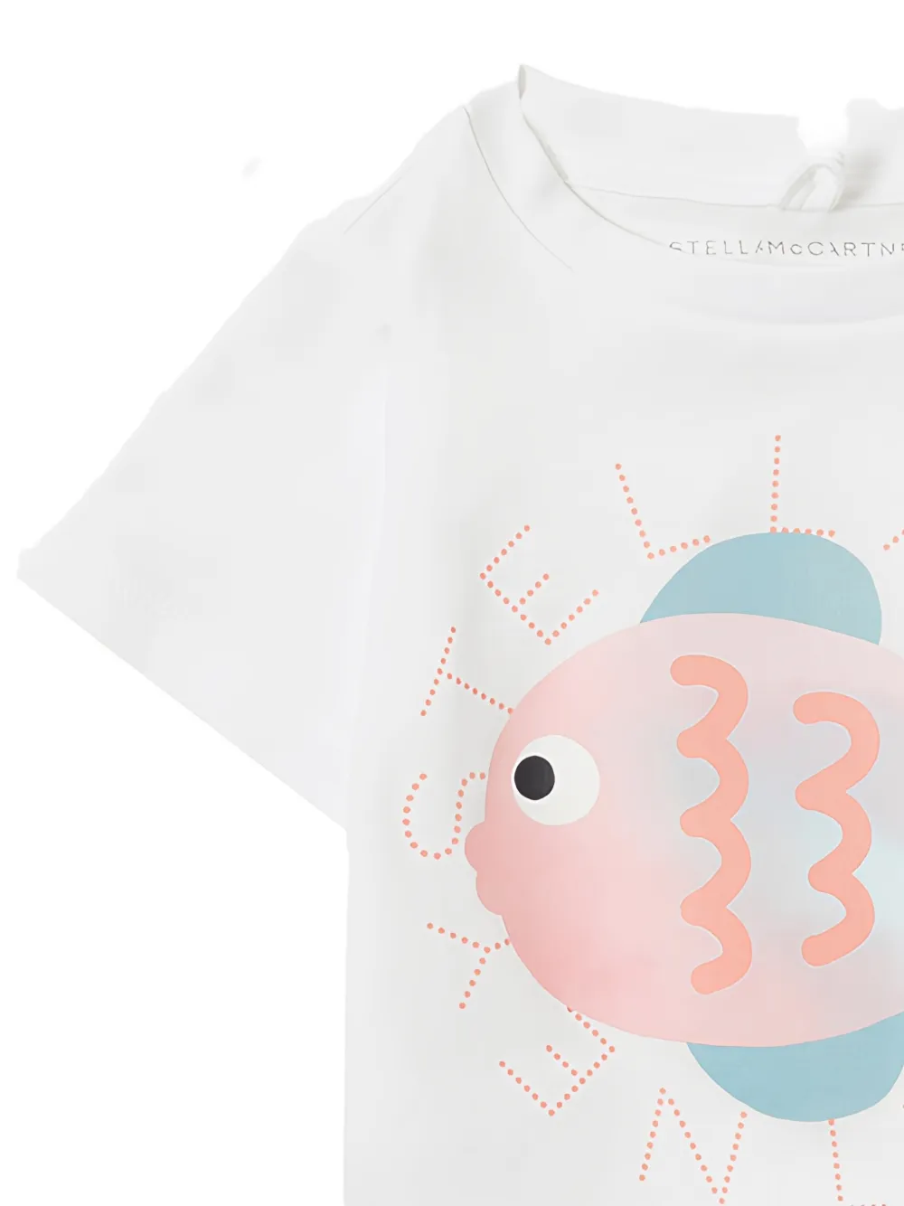 Stella McCartney Kids T-shirt met print Wit