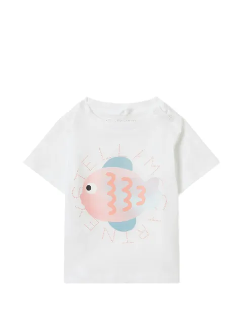 Stella McCartney Kids fish-print T-shirt
