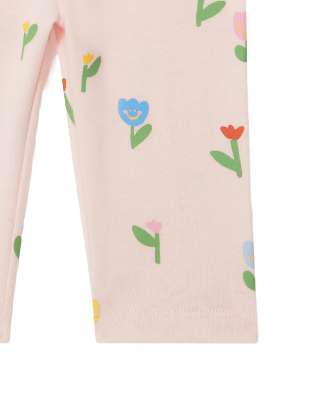 Stella McCartney Kids Legging met bloemenprint Roze