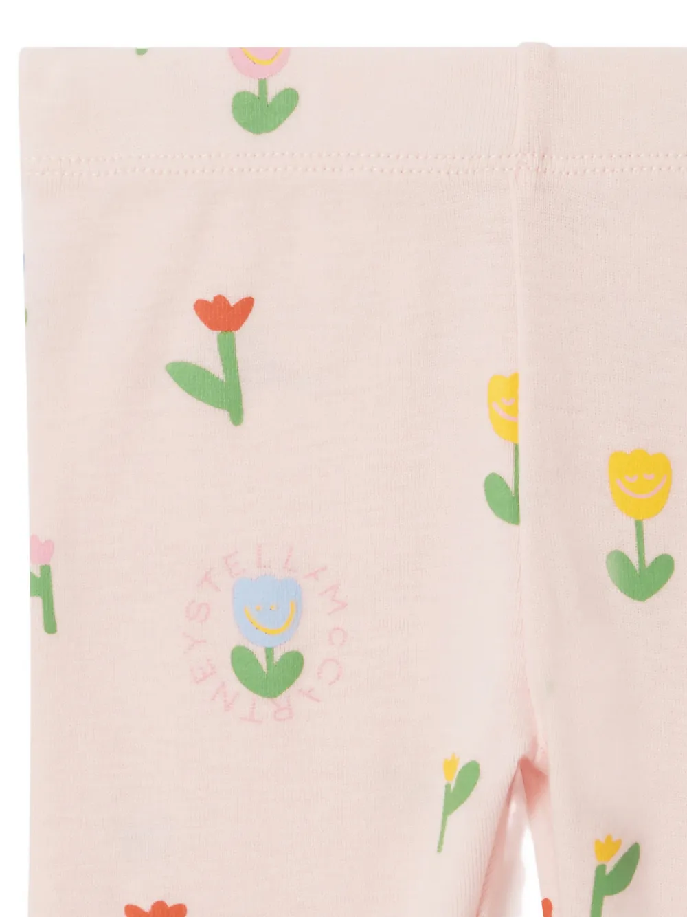 Stella McCartney Kids Legging met bloemenprint Roze