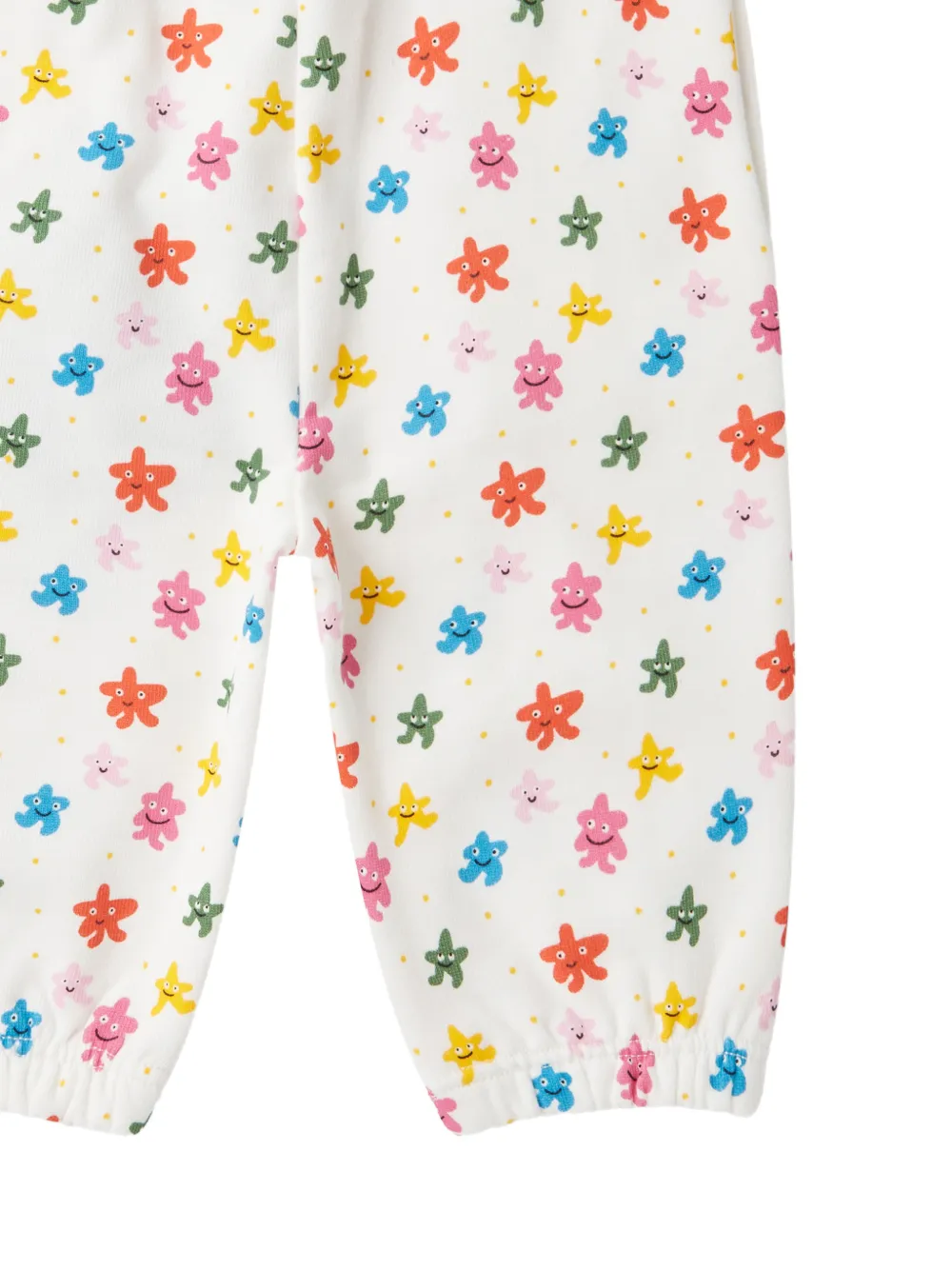 Stella McCartney Kids Trainingsbroek met sterprint Wit