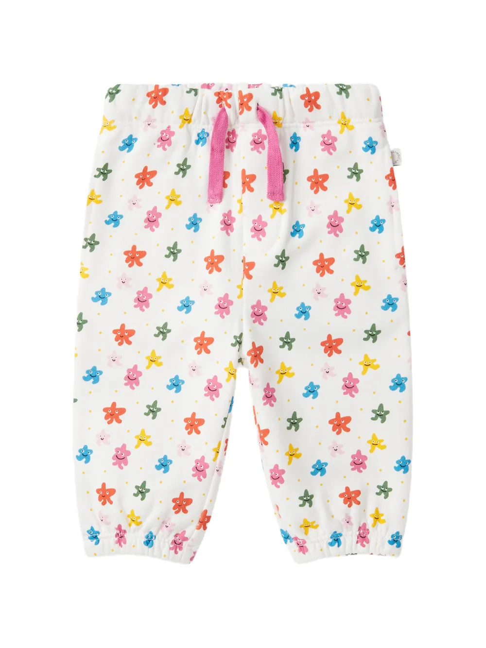 Stella McCartney Kids star-print track pants - Bianco