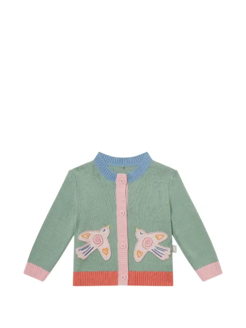 Stella McCartney Kids bird-patchwork cardigan