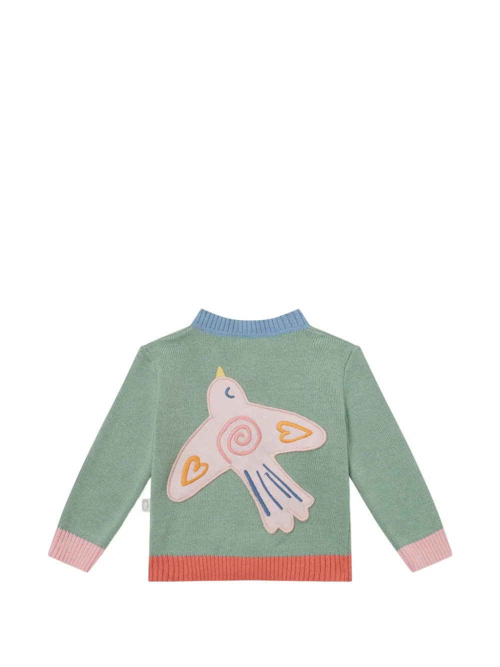 Stella McCartney Kids Vest met vogel-patchwork Groen
