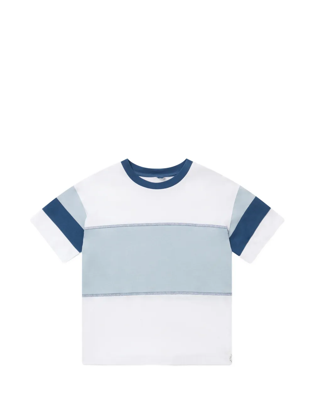 Stella McCartney Kids colour-block T-shirt - Bianco
