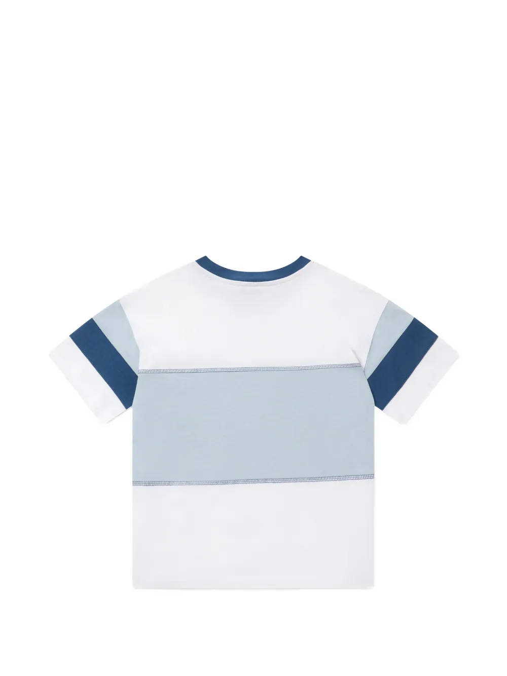 Stella McCartney Kids T-shirt met colourblocking Wit