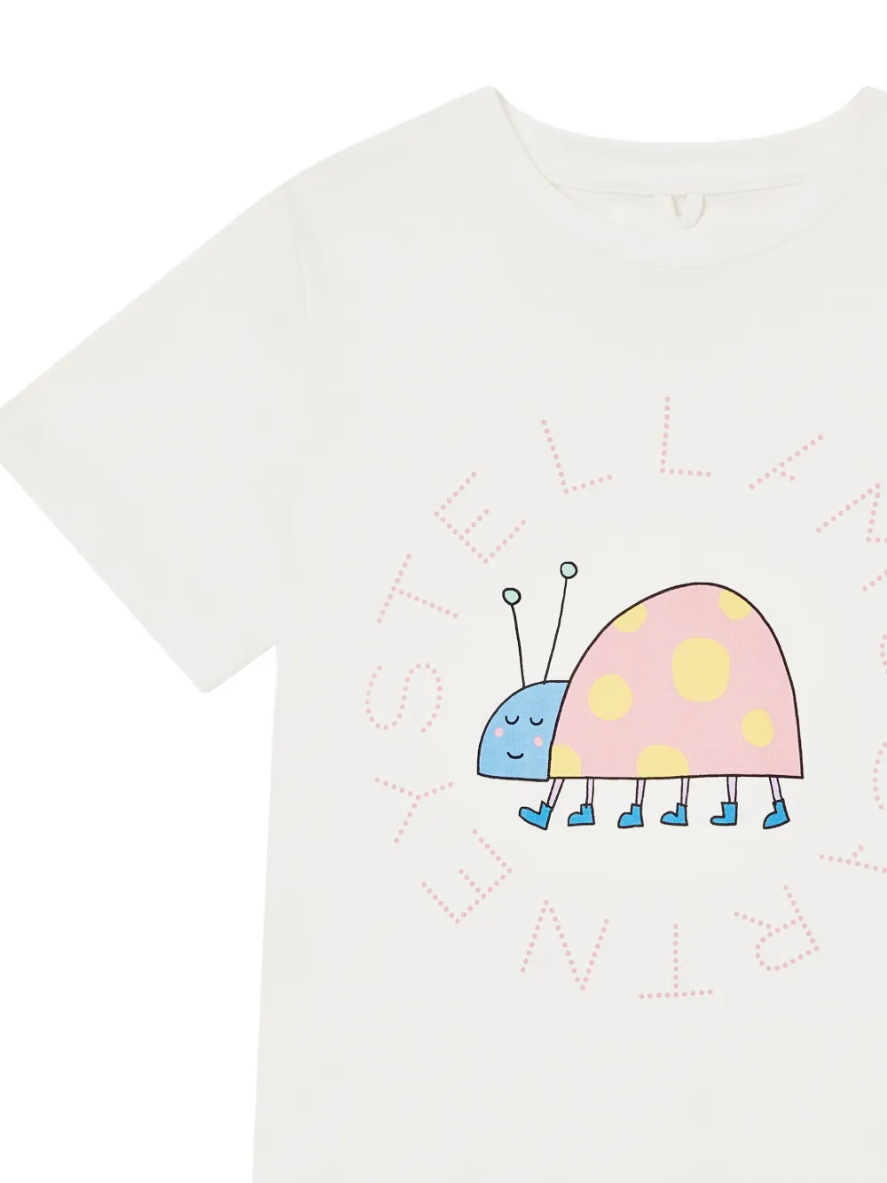 Stella McCartney Kids graphic-print cotton T-shirt Wit