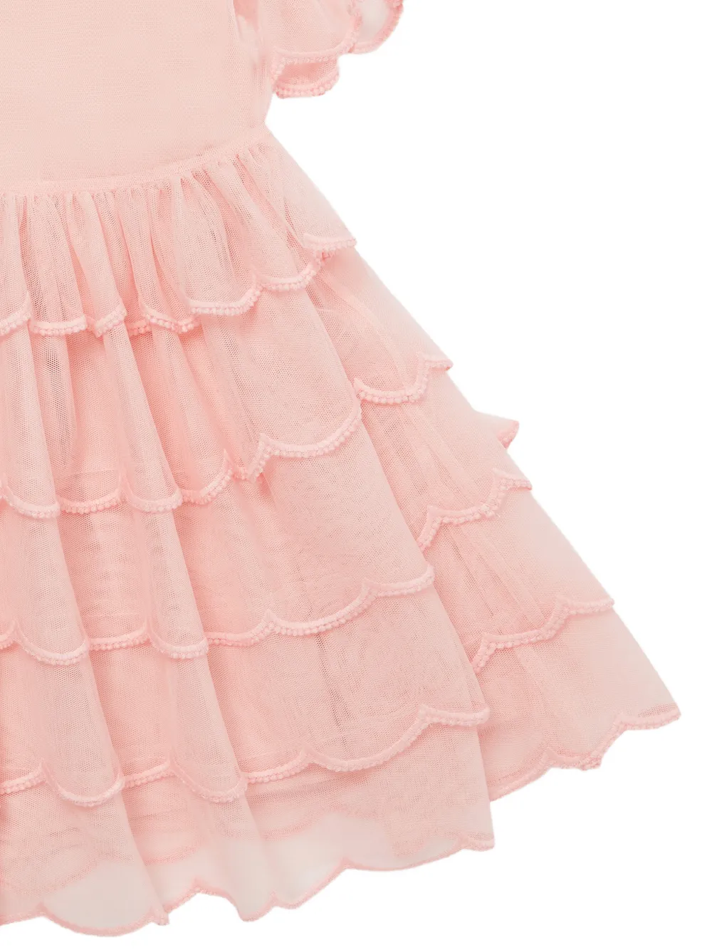 Stella McCartney Kids Jurk met ruches Roze
