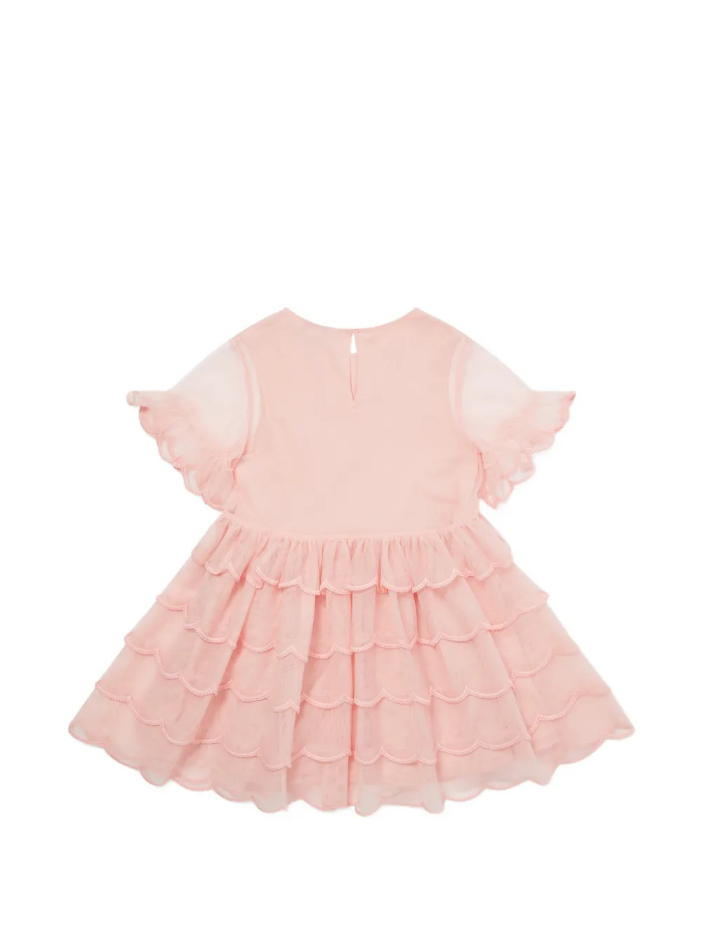 Stella McCartney Kids Jurk met ruches Roze