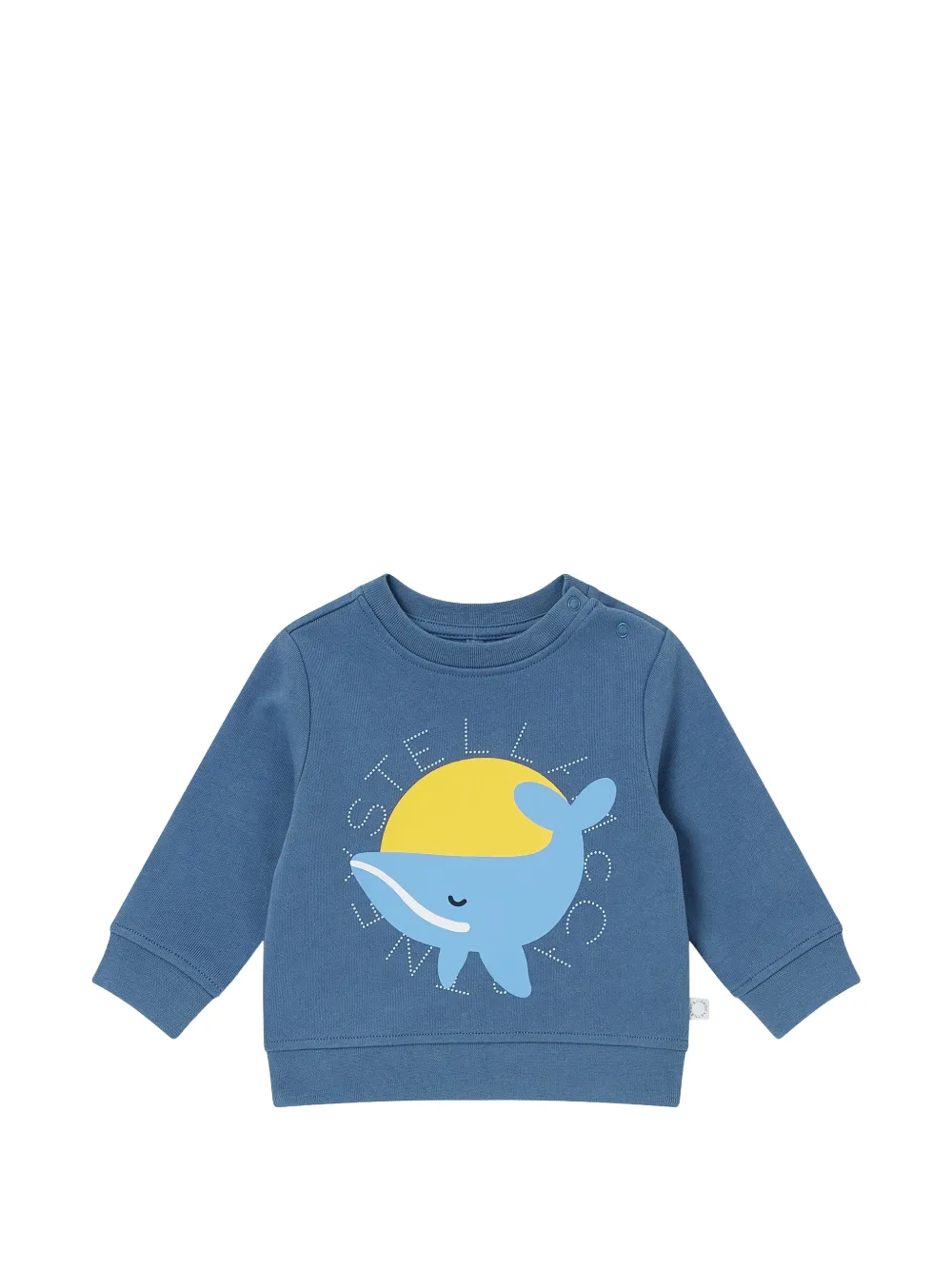 Stella McCartney Kids Whale and Sun long-sleeve top - Blu