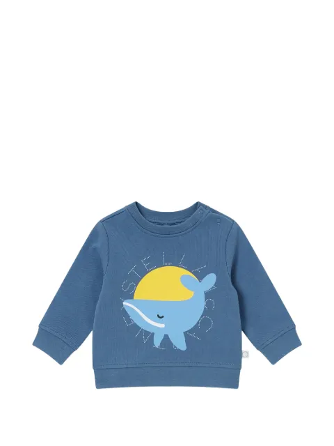 Stella McCartney Kids Whale and Sun long-sleeve top