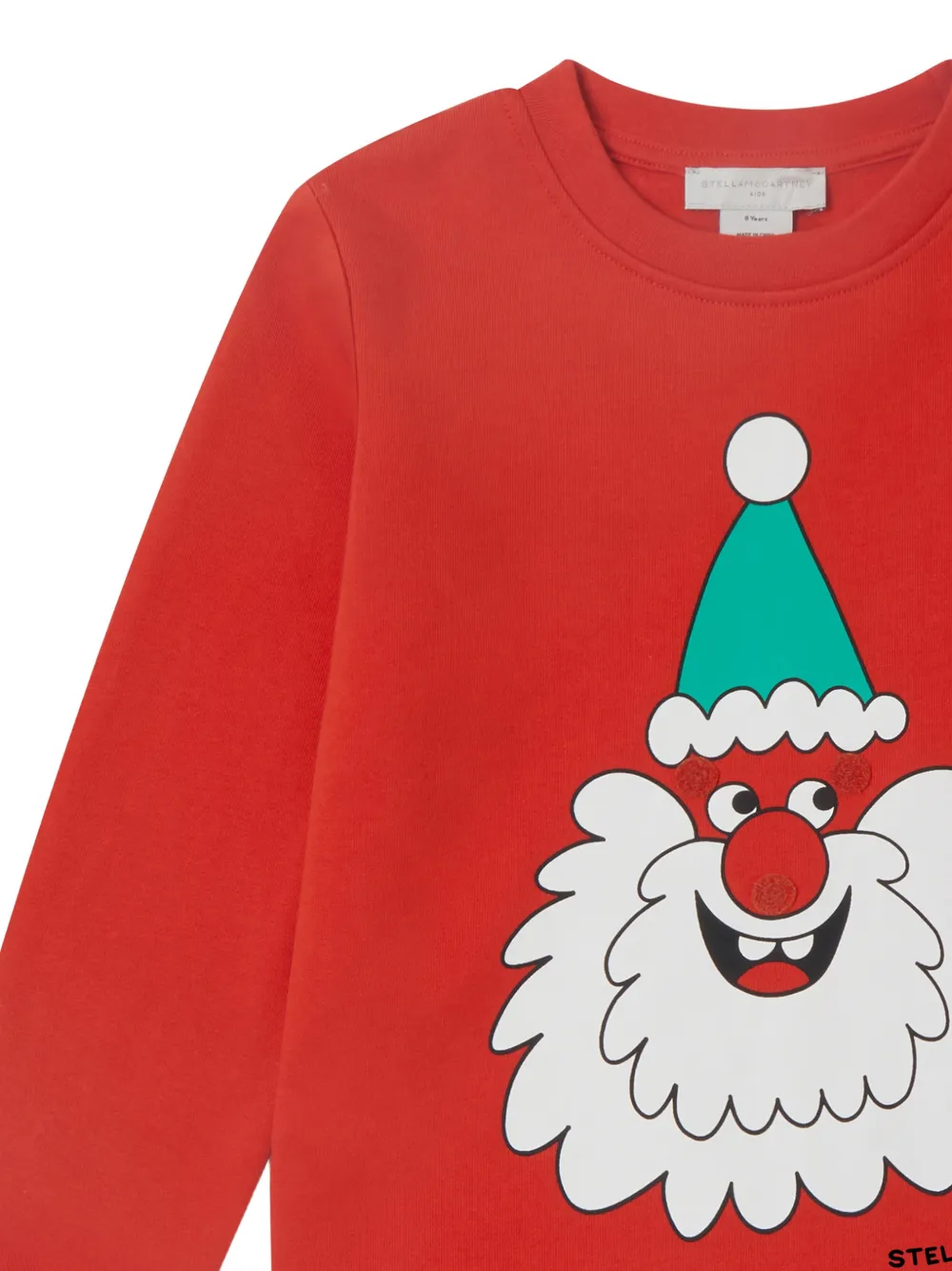 Stella McCartney Kids Trui met kerstmanprint Rood