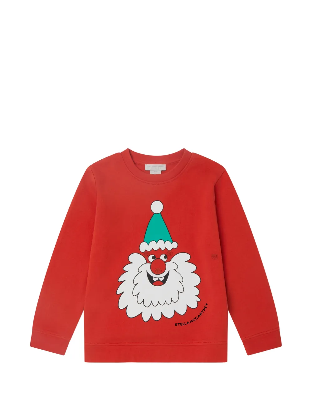 Stella McCartney Kids santa claus-print sweater - Rosso