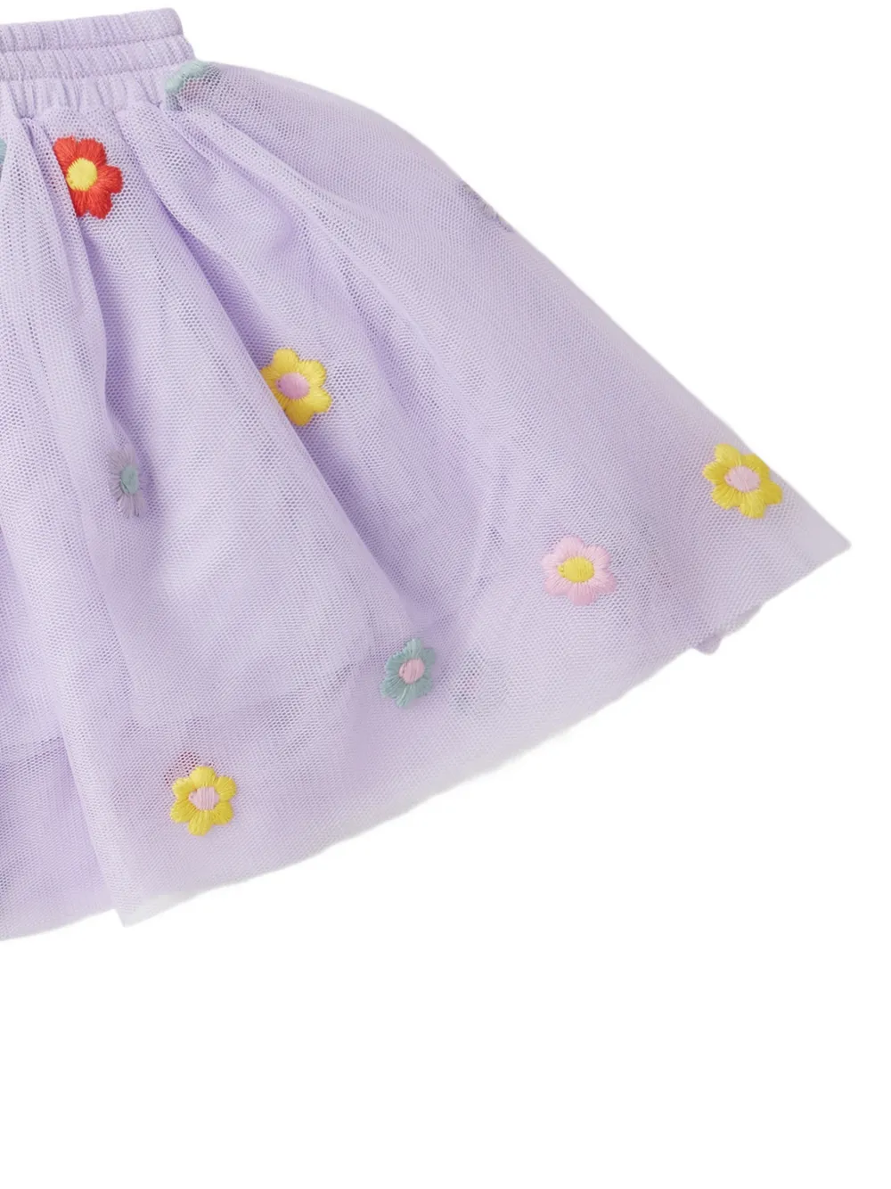 Stella McCartney Kids embroidered tulle skirt Paars