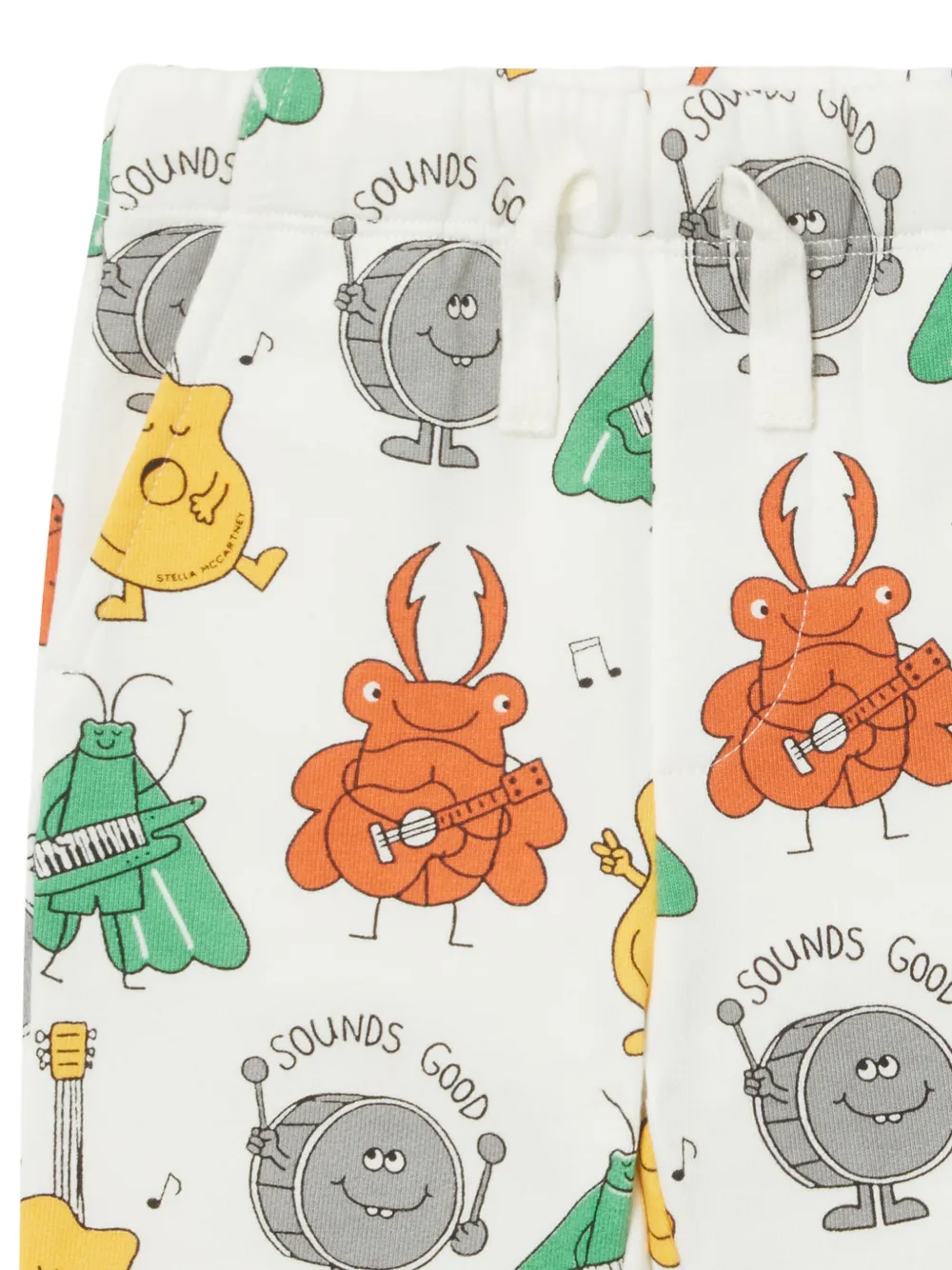 Stella McCartney Kids Trainingsbroek met grafische print Wit