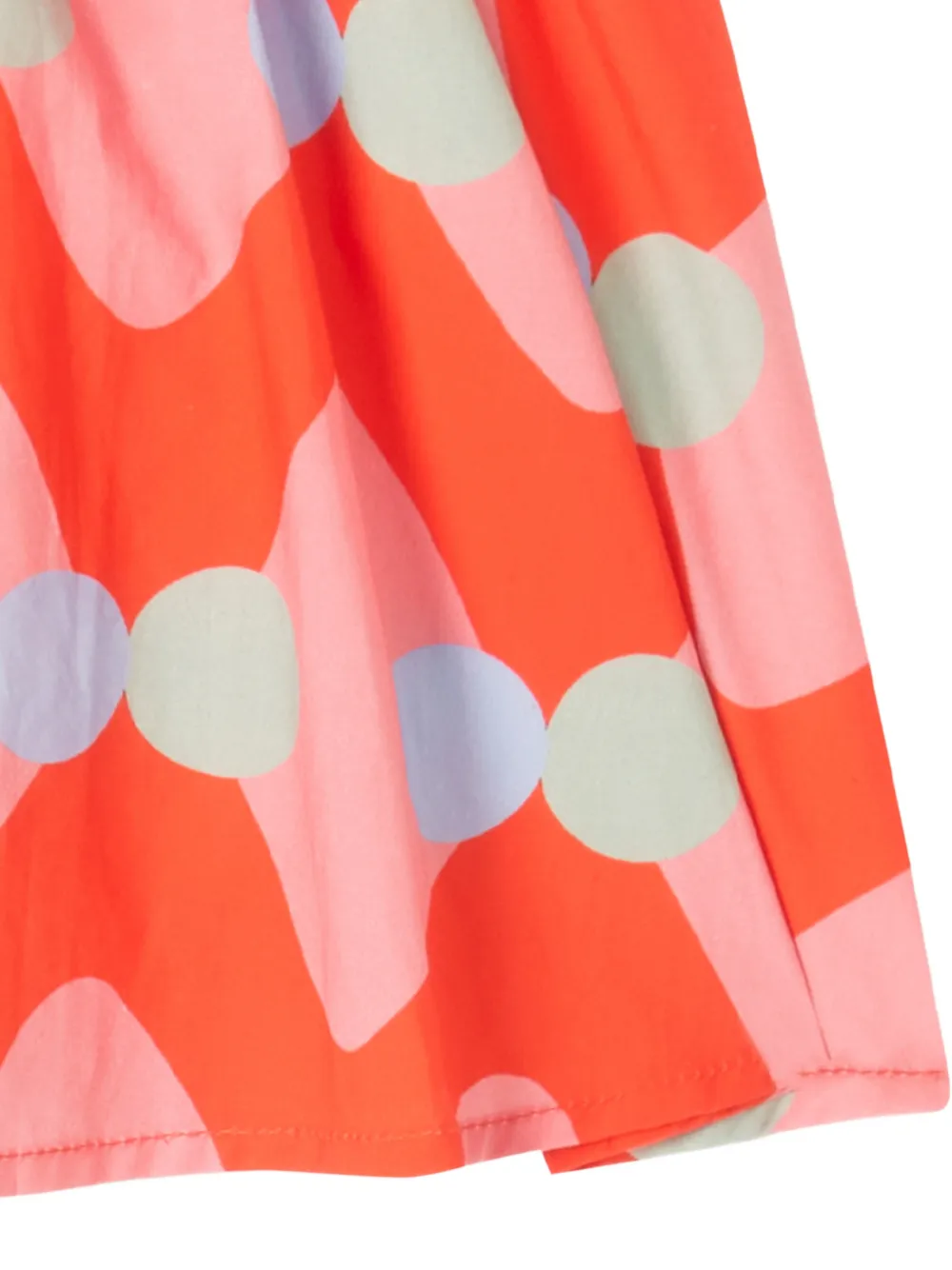 Stella McCartney Kids Set met jurk en bloomer met geometrische print Oranje