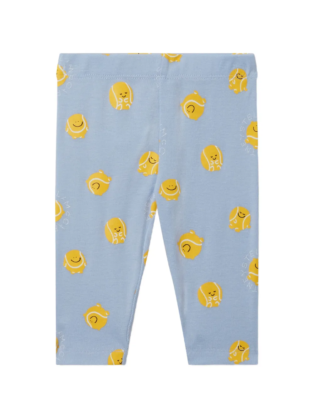 Stella McCartney Kids tennis-print cotton trousers - Blu