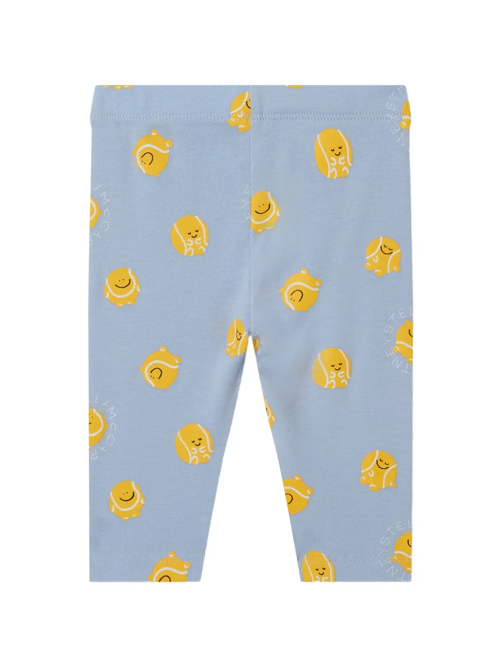Stella McCartney Kids Katoenen broek met tennis-print Blauw