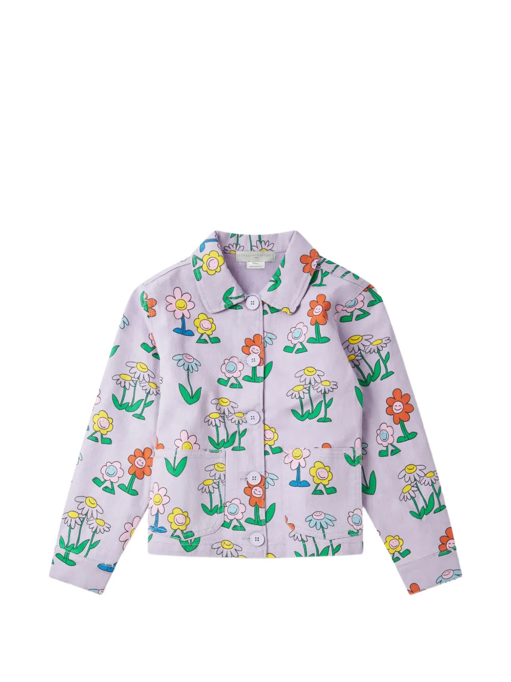 Stella McCartney Kids floral-print jacket - Viola