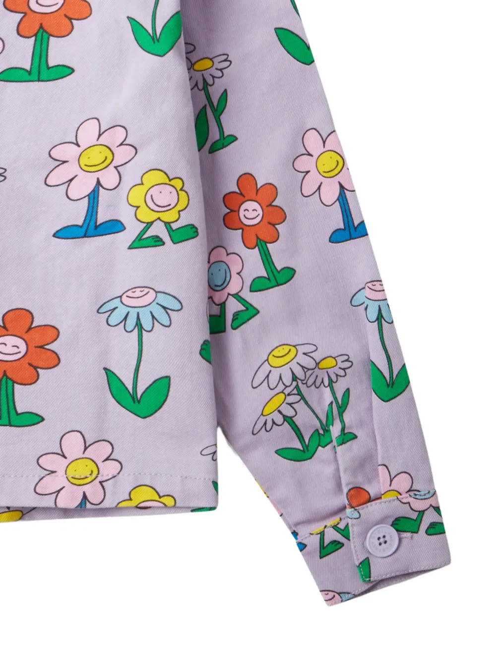 Stella McCartney Kids Jack met bloemenprint Paars