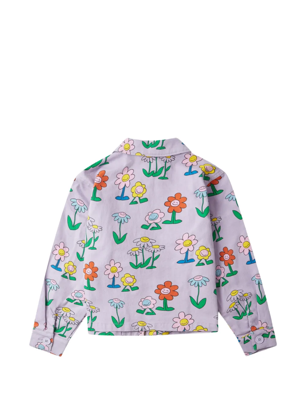 Stella McCartney Kids Jack met bloemenprint Paars