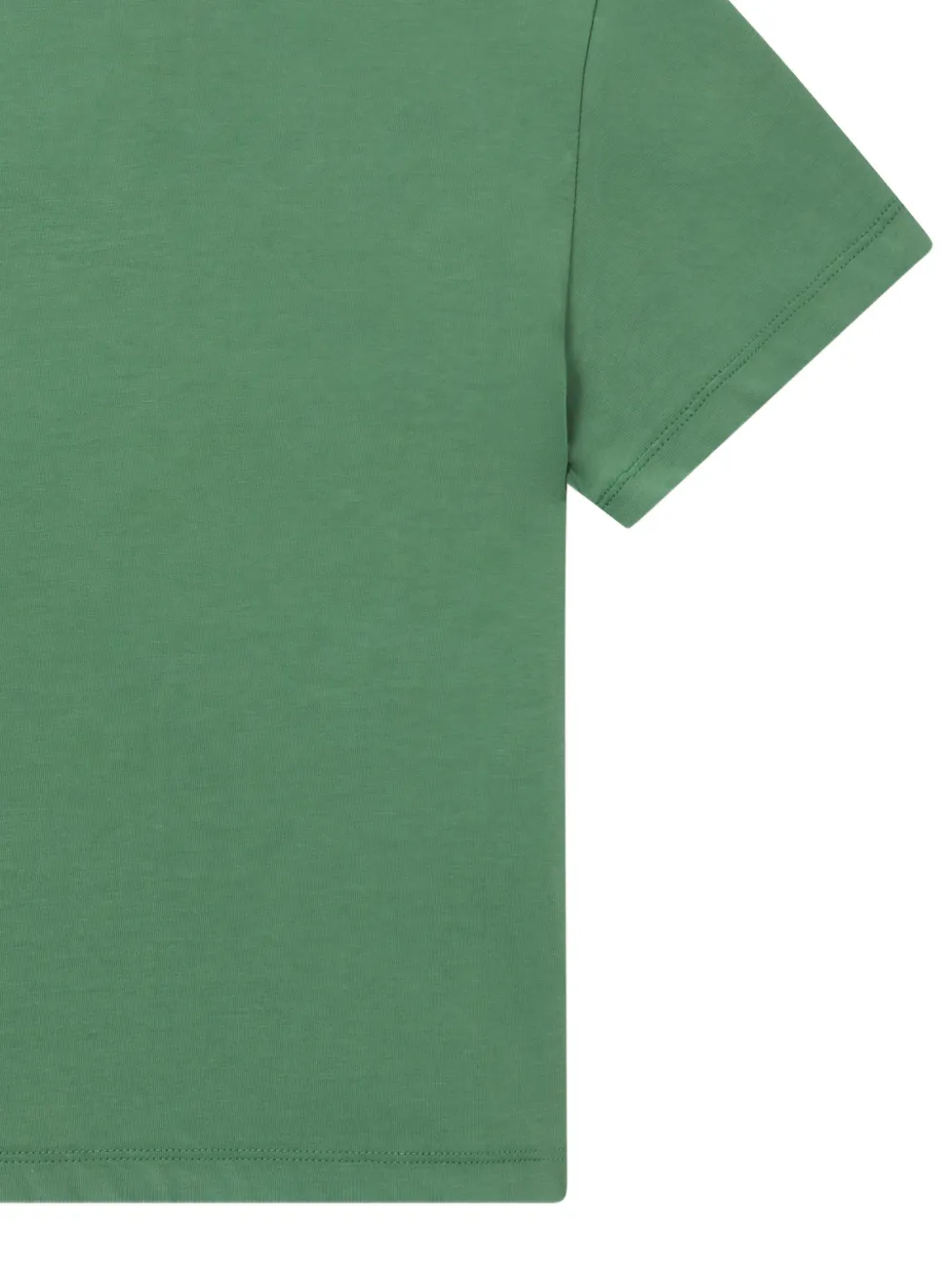 Stella McCartney Kids T-shirt met geborduurd logo Groen