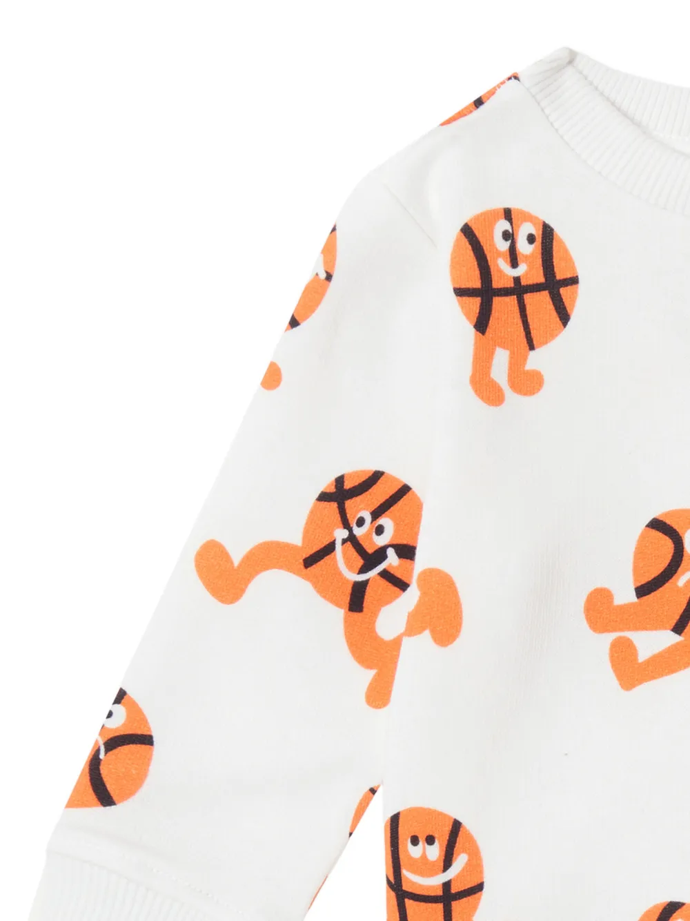 Stella McCartney Kids Trainingspak met basketbal-print Wit