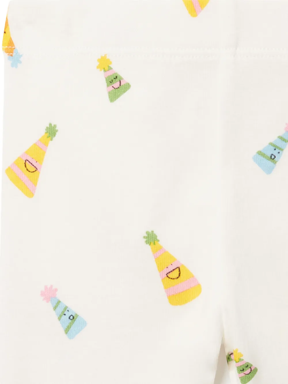 Stella McCartney Kids Broek met feestmuts-print Wit