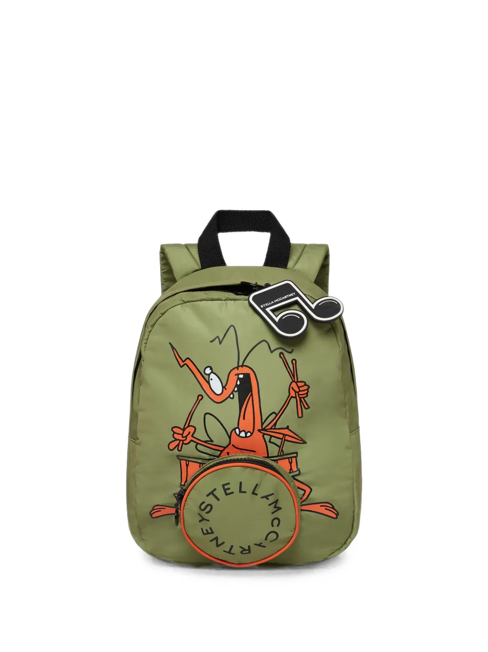 Stella McCartney Kids Zaino con stampa grafica - Verde