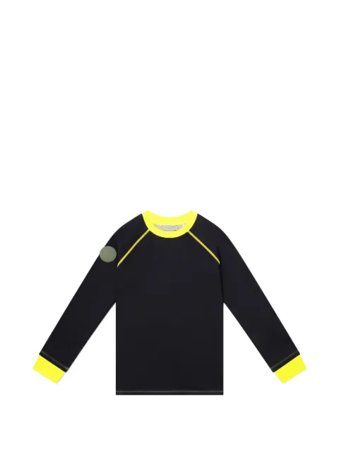 Stella McCartney Kids Pyjama-Oberteil mit Logo-Patch und Raglanärmeln