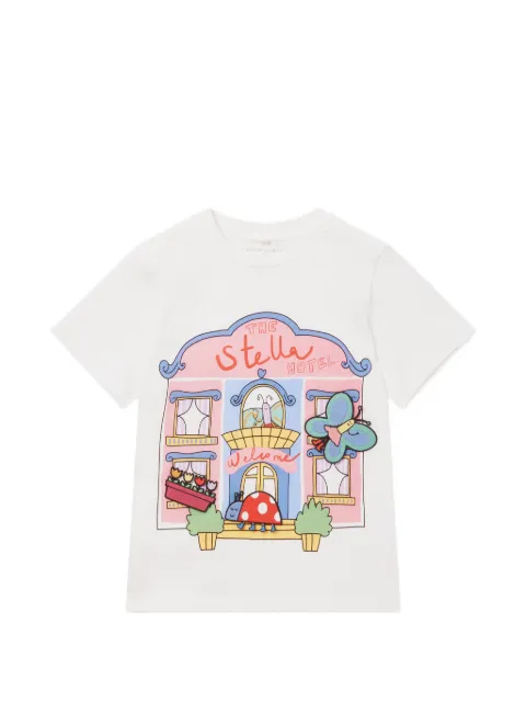 Stella McCartney Kids Hotel graphic-print T-shirt
