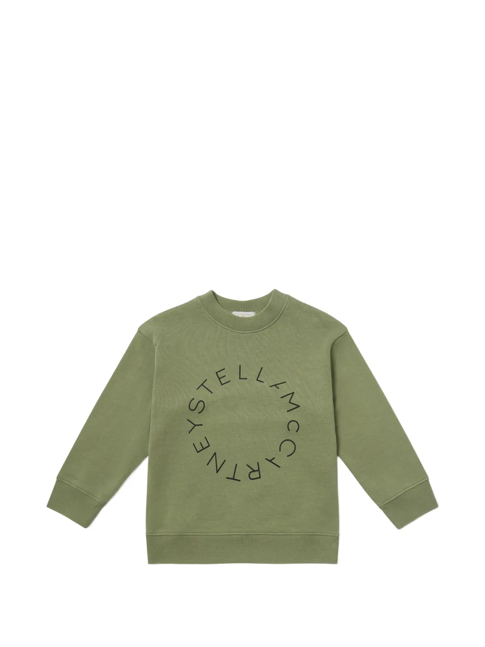 Stella McCartney Kids logo-print sweatshirt - Verde