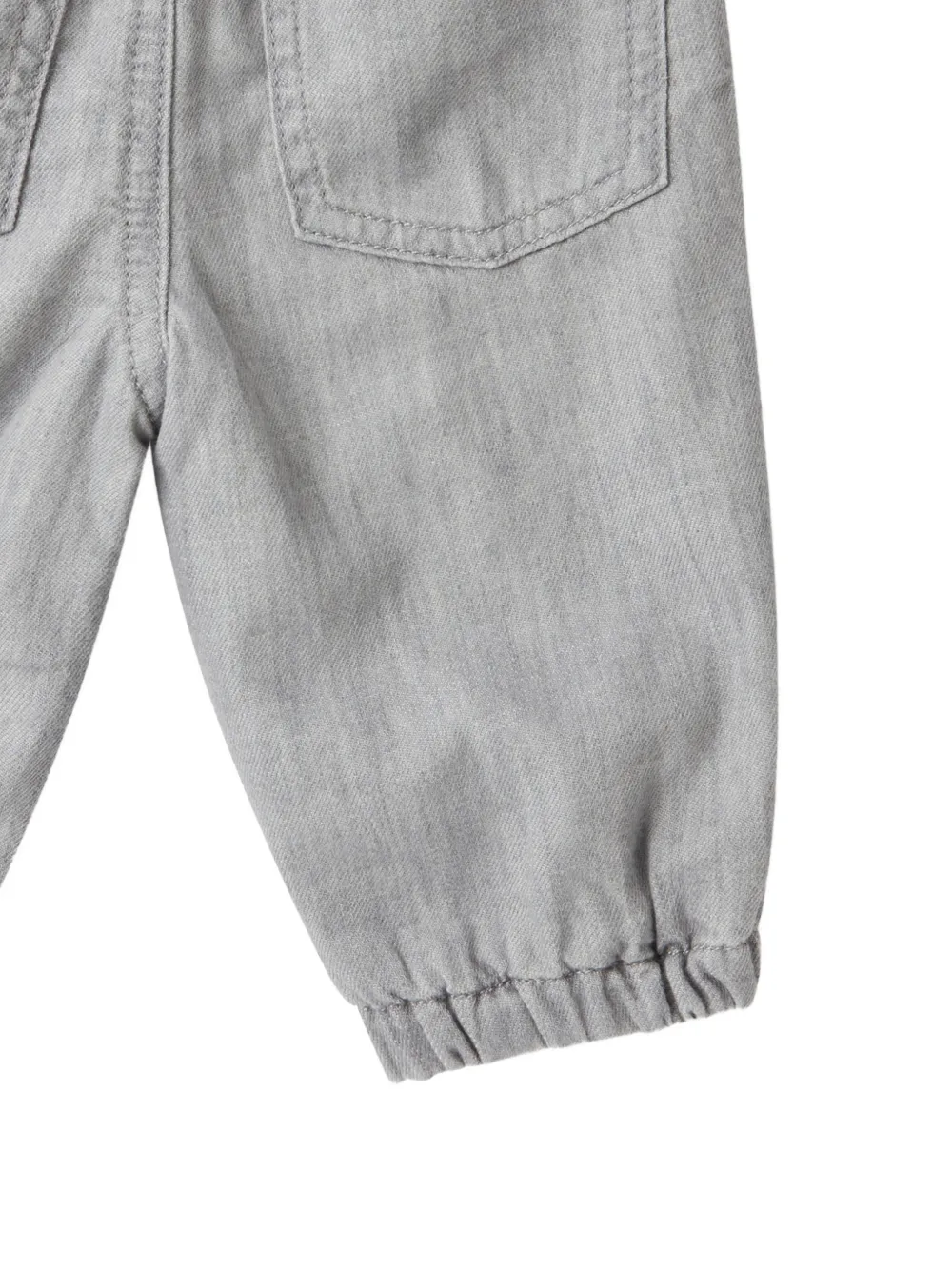 Stella McCartney Kids squirrel-print elasticated jeans Grijs