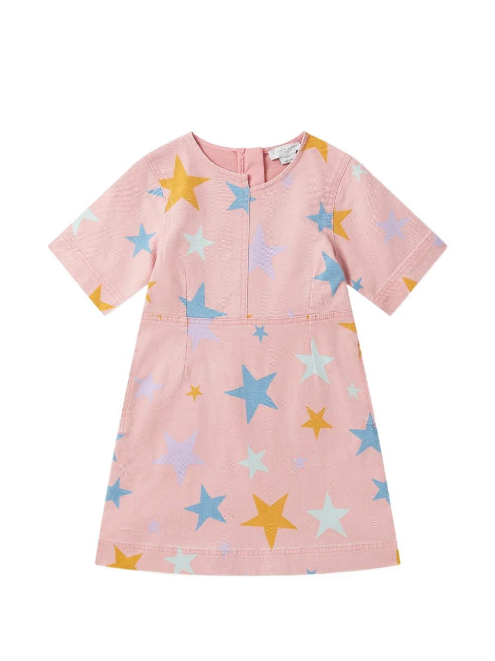 Stella McCartney Kids star-print denim dress - Rosa